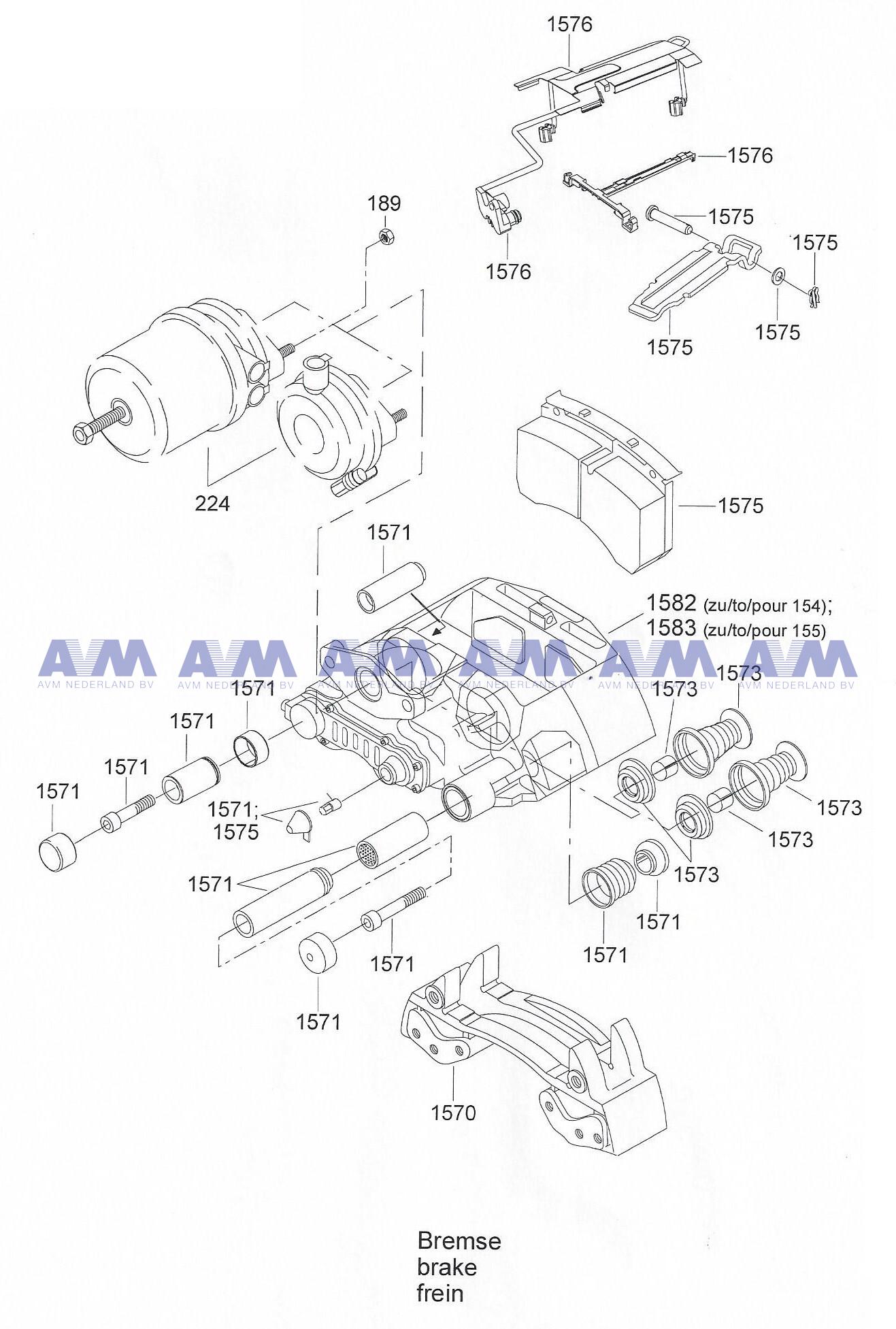 Caliper K102210 Knorr