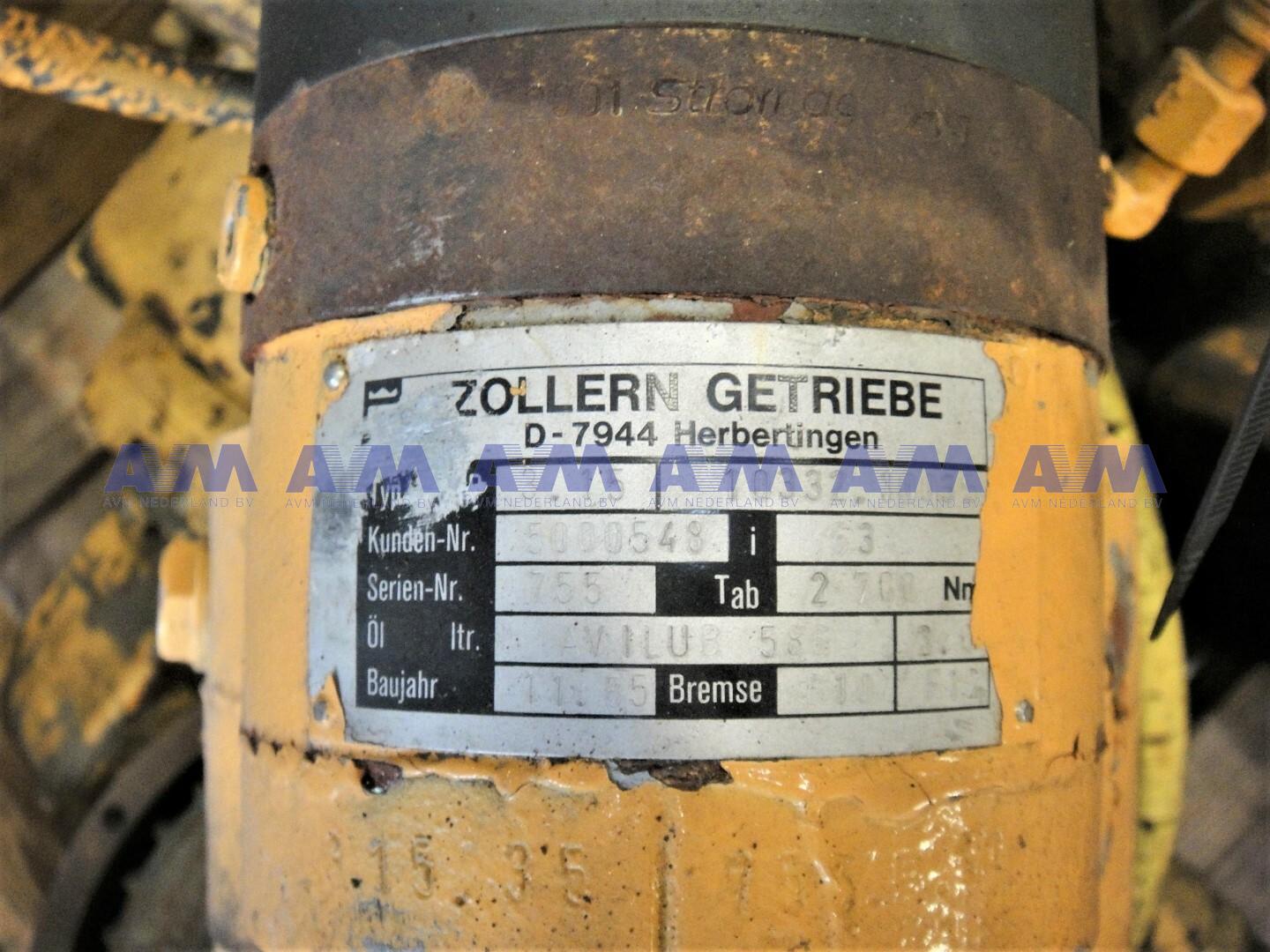 Swing-motor used 10332.30035 ZOLLRN Getriebe