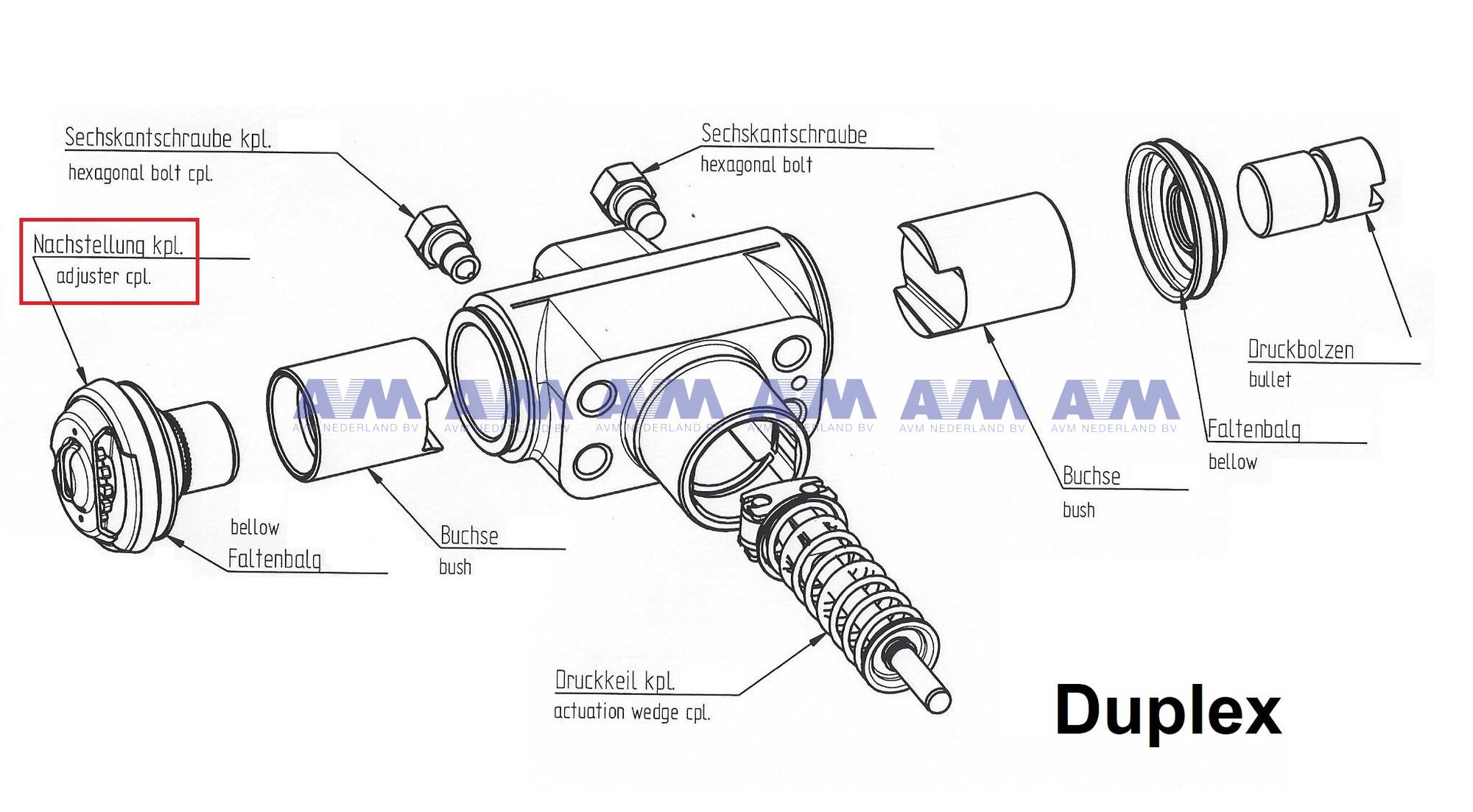 Adjuster complete 103174 Knott