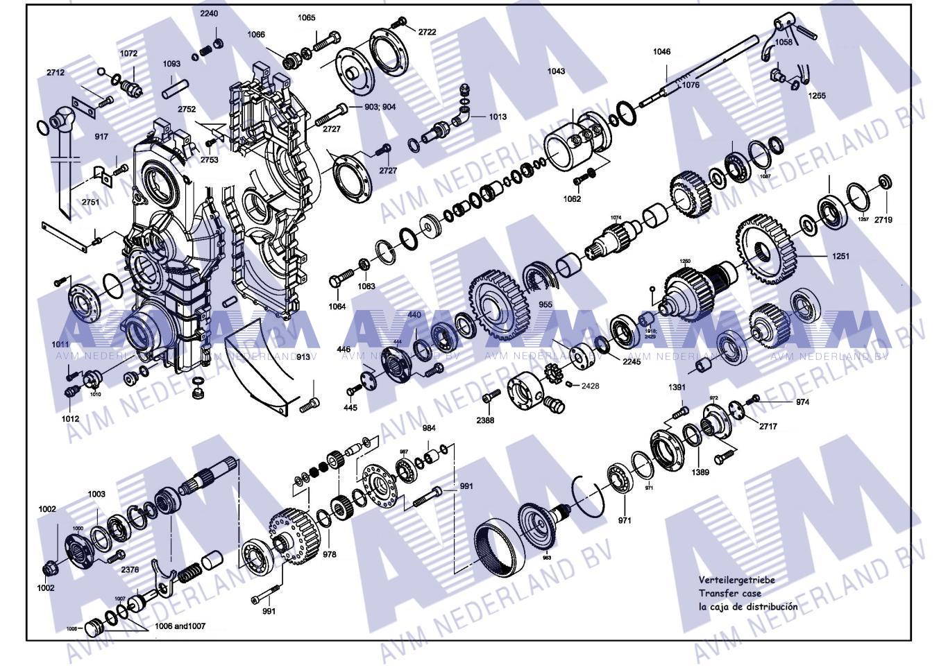 Tekening Tussenbak W1163.2 W1163.2