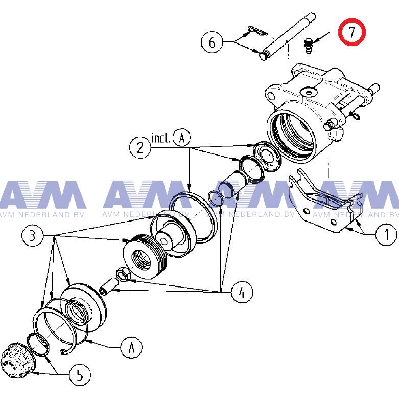 Bleeder valve 44337.01 Wabco