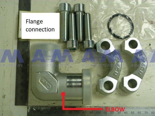 Flange connection 63450240 Tadano Demag