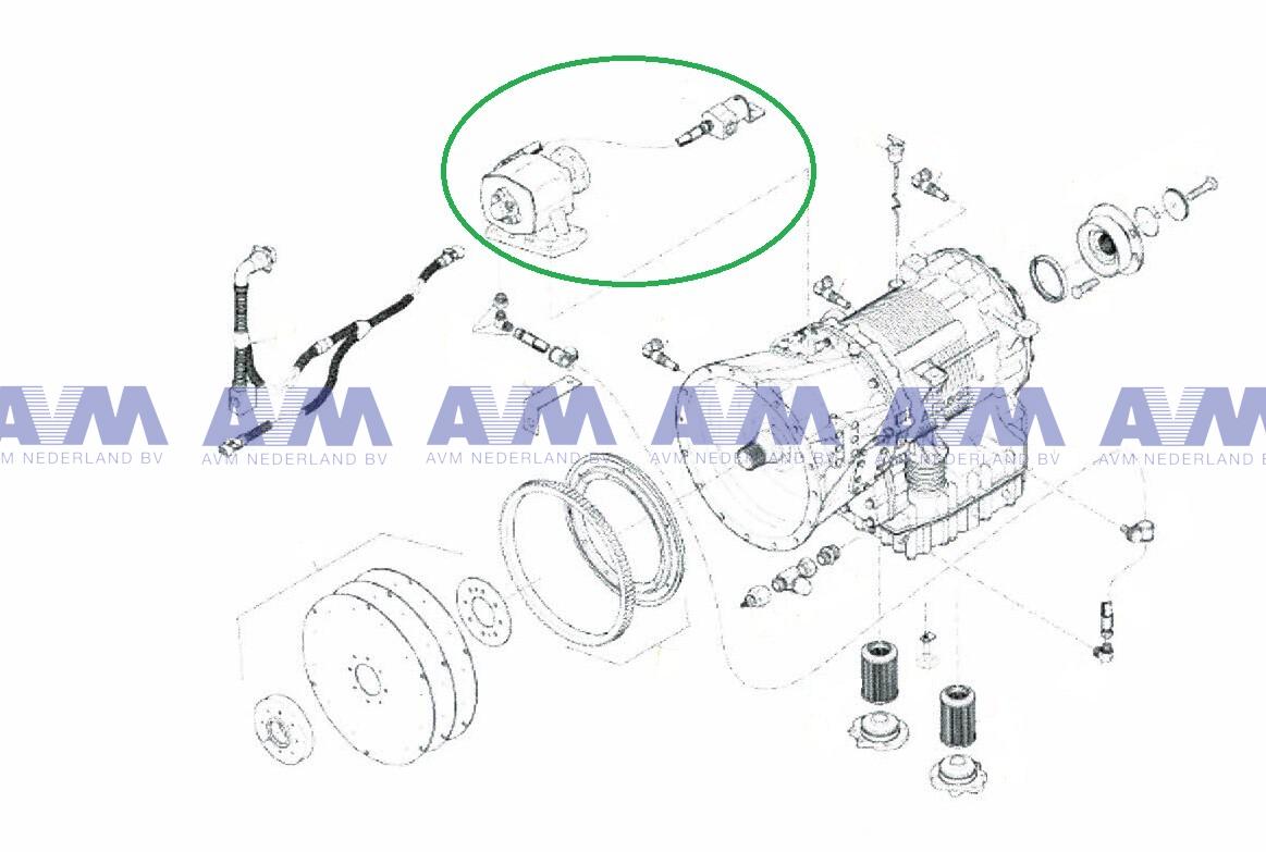 PTO cambiar 41890712 Tadano Demag