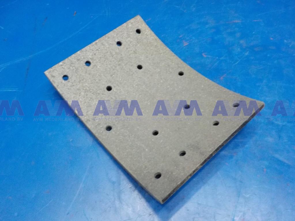 Bremsbelag 500x180 mm - 14 Loch - Übermaß 1 mm 2190411018500 ICER