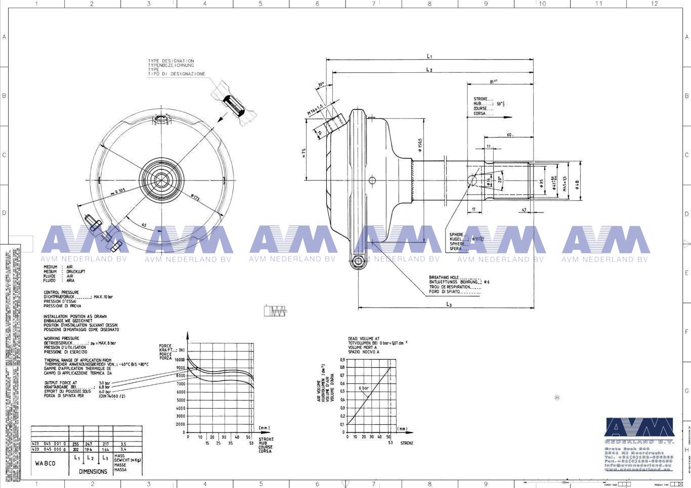 Amplificador de freno 442243165 PPM