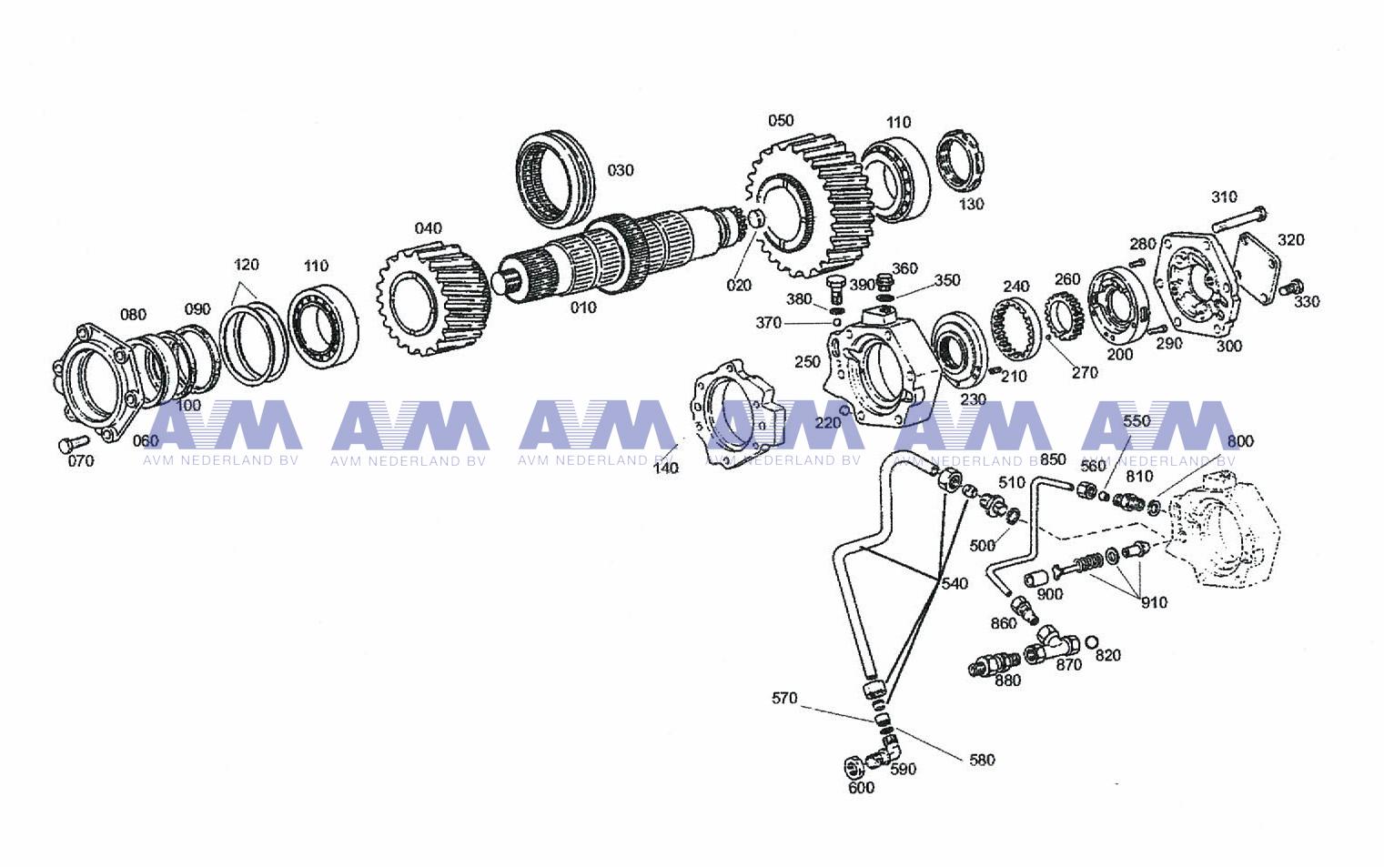 Transfer case VG2000/396 ZF/Steyr