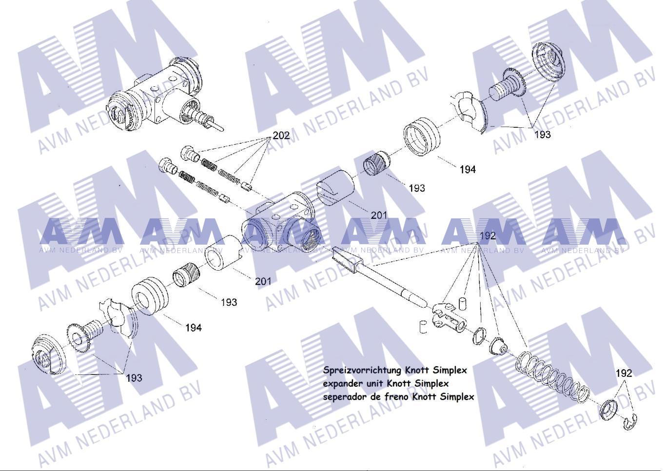 Remspreider Simplex Knott Ruil 2315395 Krupp