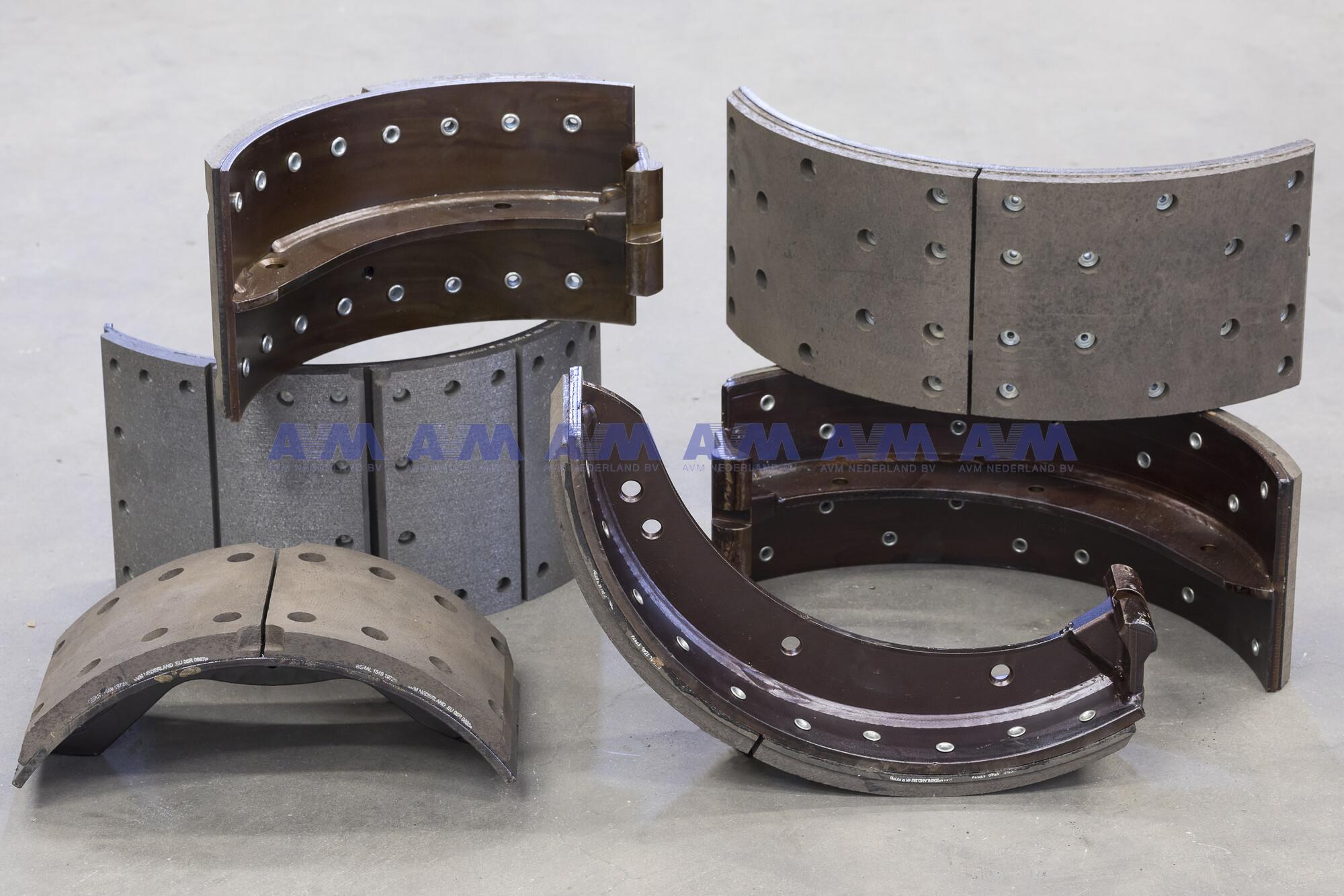 Brake shoe 410x200 mm without lining A-3222-C-1407 Arvin Meritor