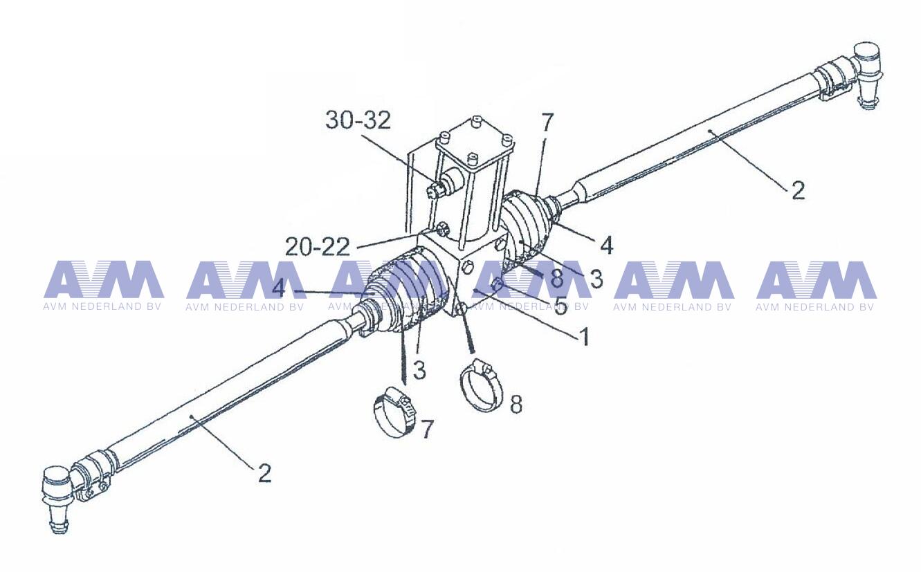 Zylinder 7012873 Tadano Faun