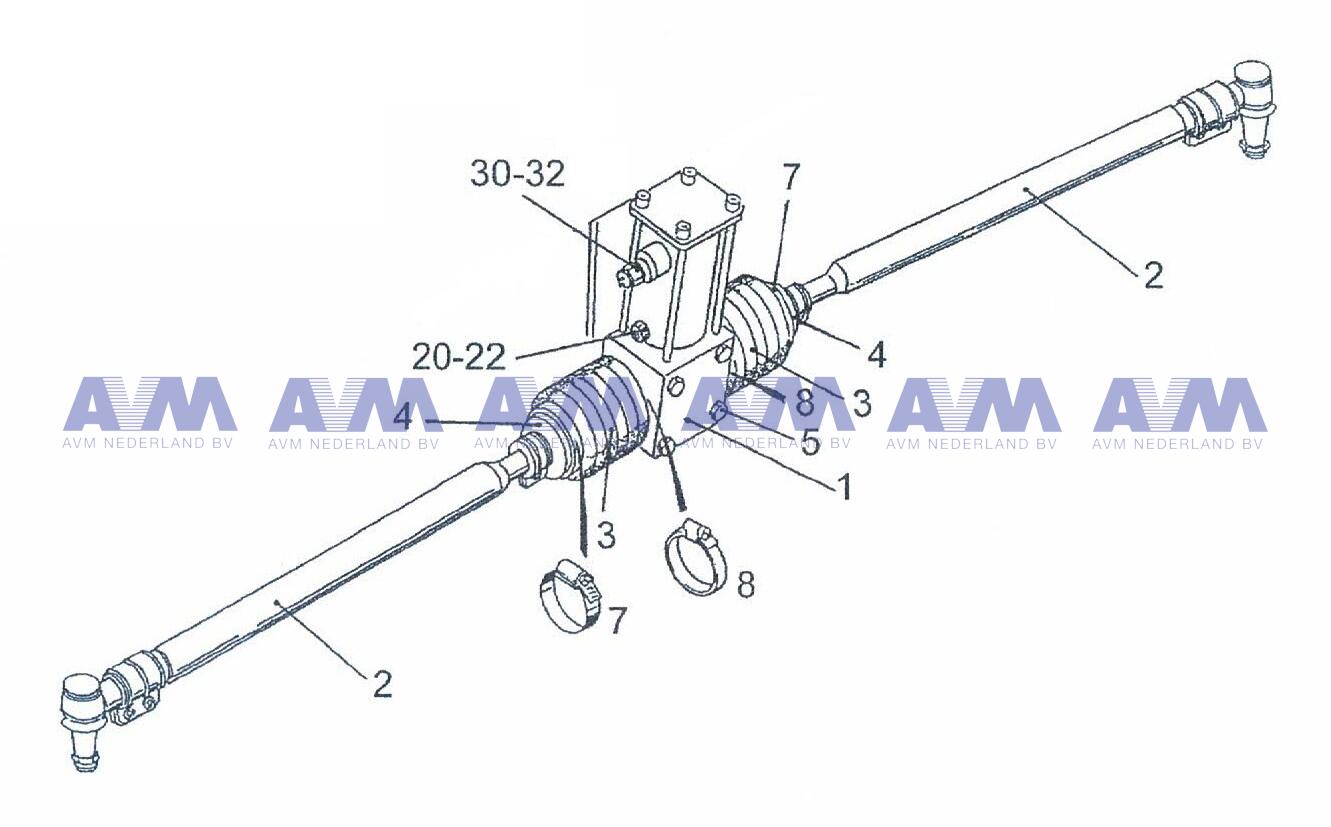 Cylinder 99707012873 Tadano Faun