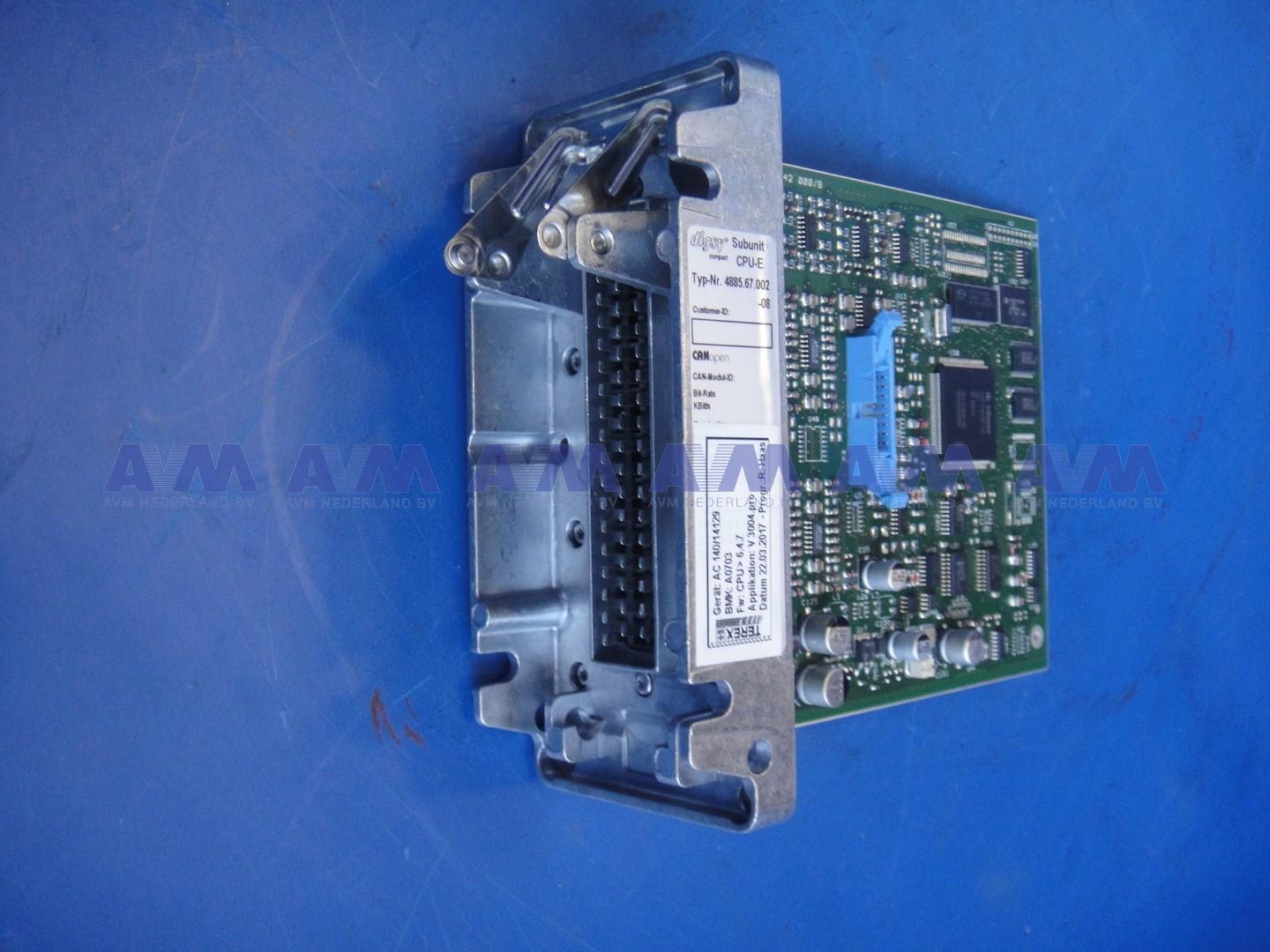 CPU Card Steckplatz AO705 42234612 Tadano Demag