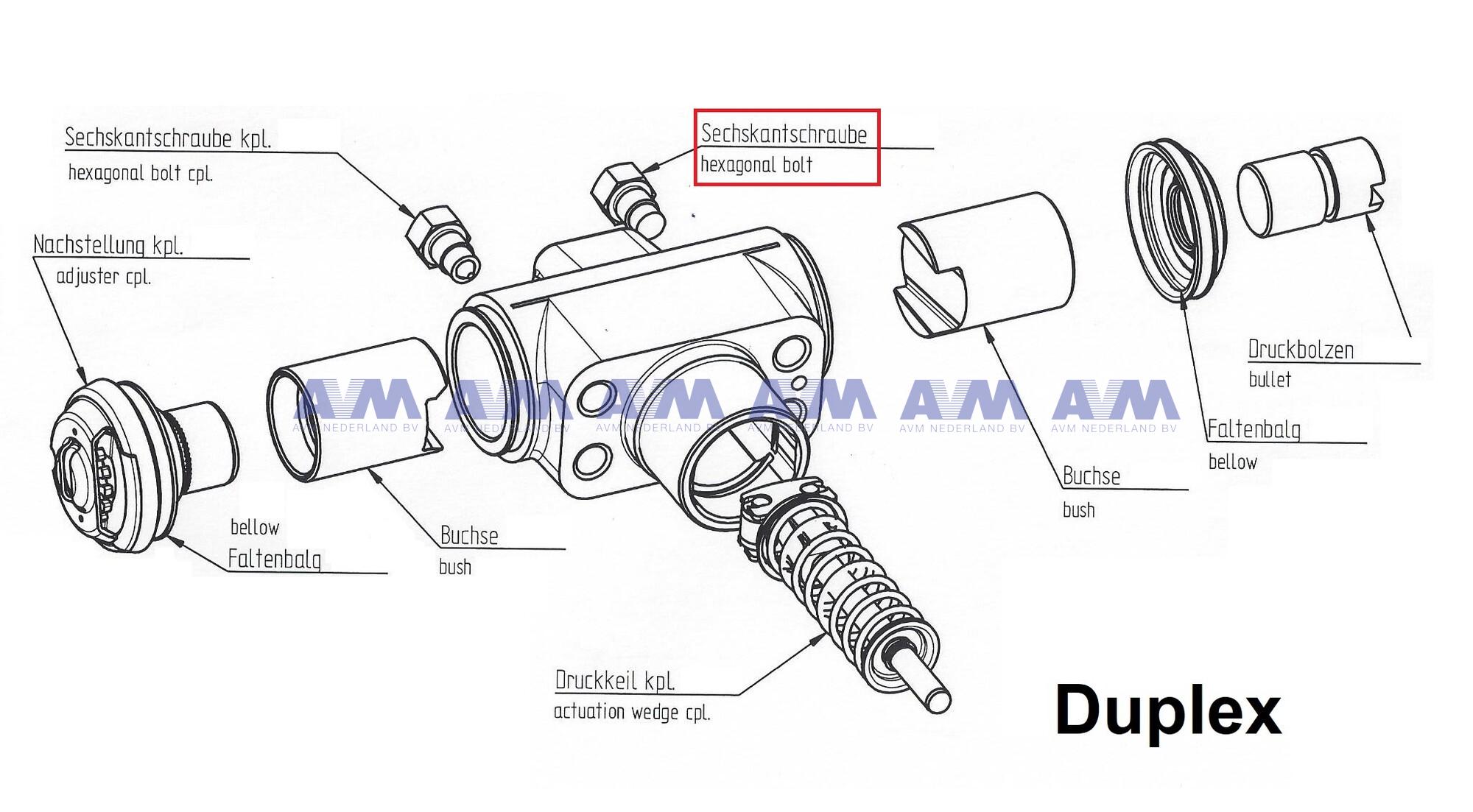 Hexagon screw 101540 Knott